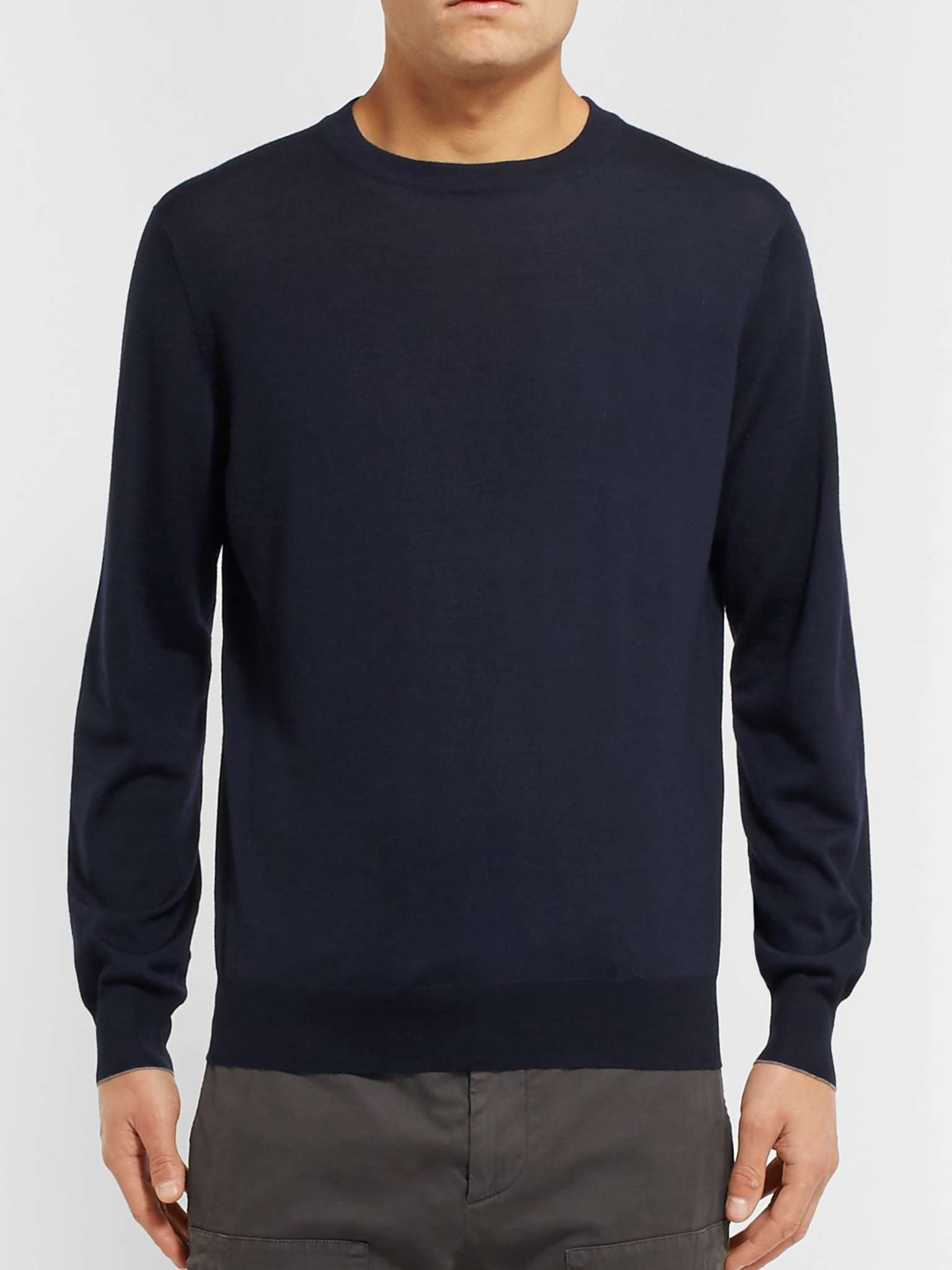 Wool and Cashmere-Blend Sweater - 4
