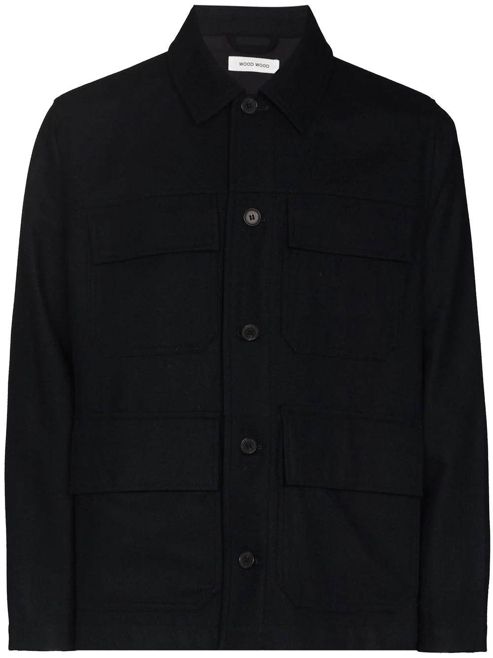 Clive four-pocket overshirt - 1