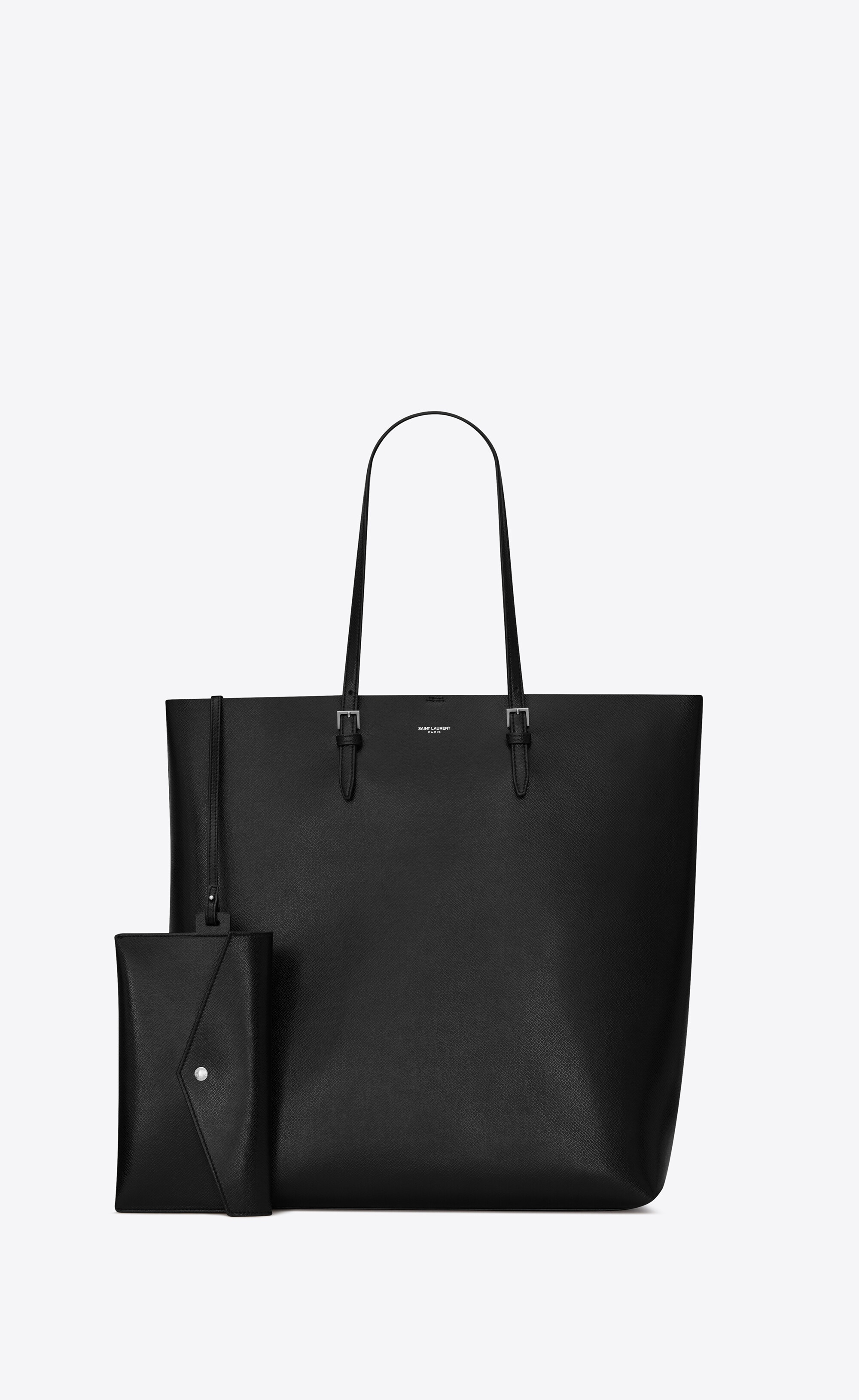 tote bag in coated embossed leather - 2