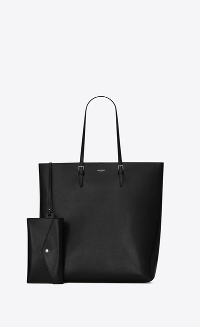 SAINT LAURENT tote bag in coated embossed leather outlook