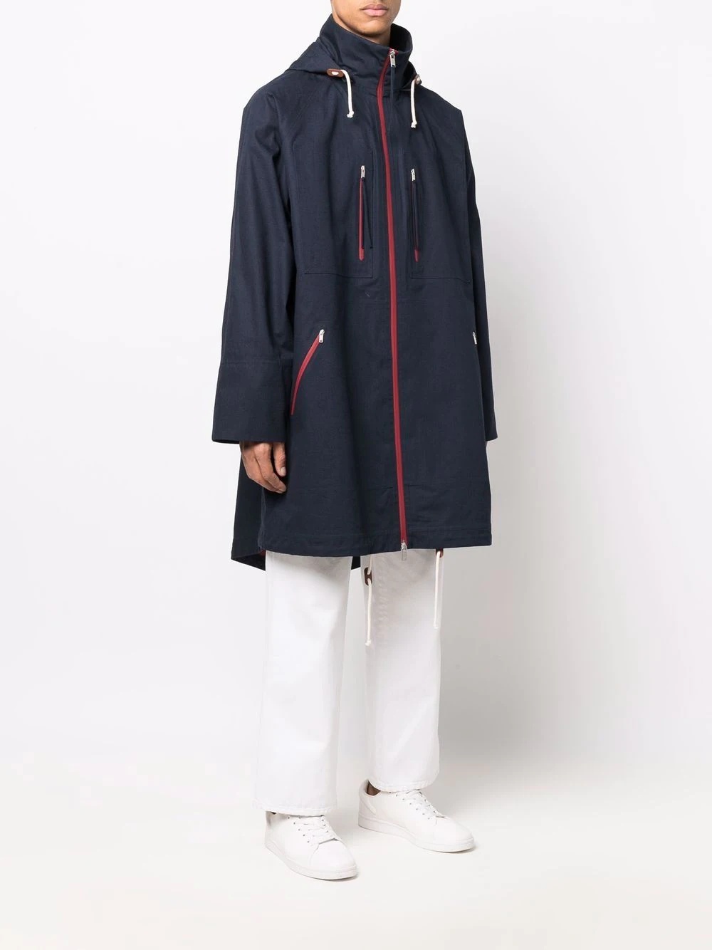 cotton parka coat - 3