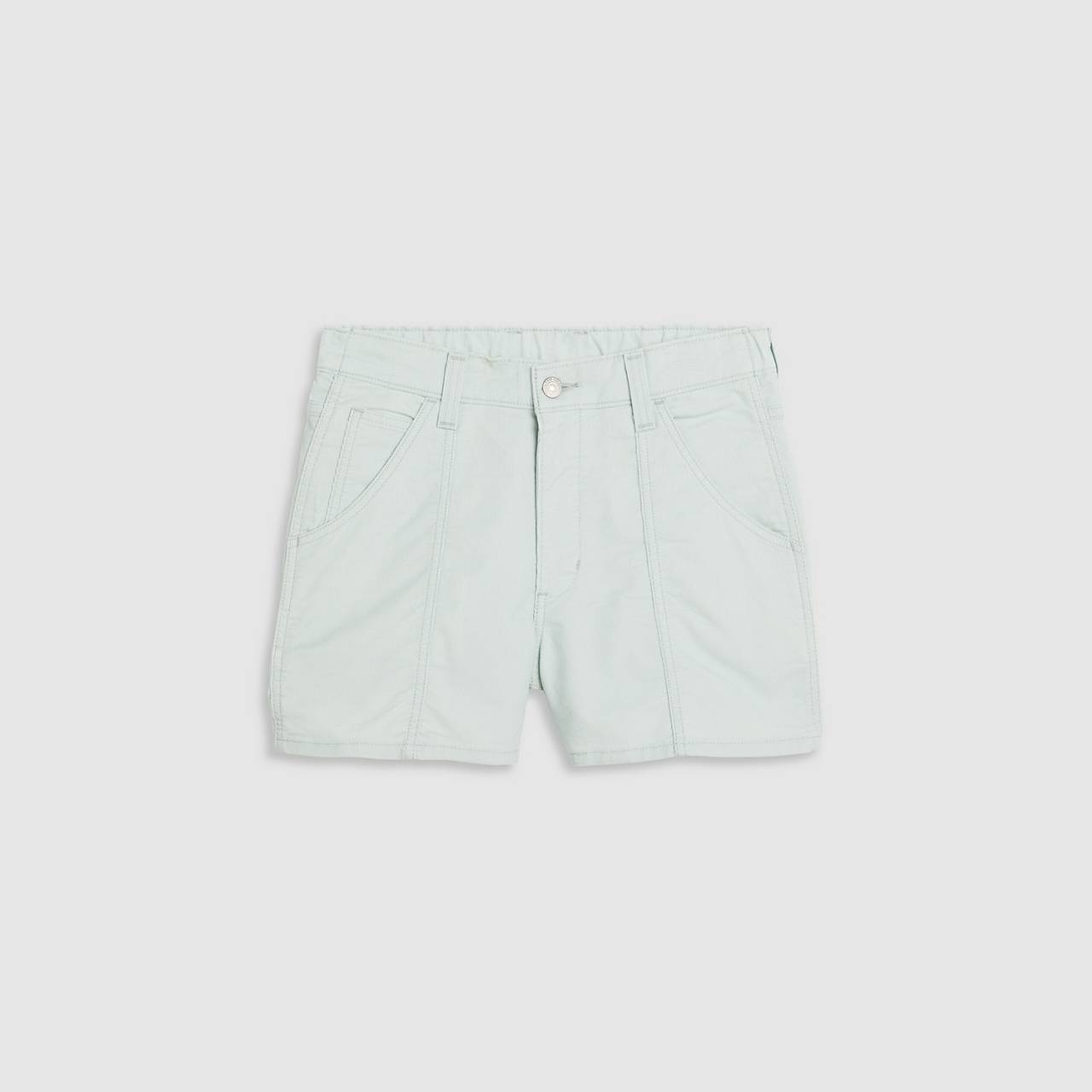 LIGHTWEIGHT CORDUROY CARPENTER WOMEN'S SHORTS - 1