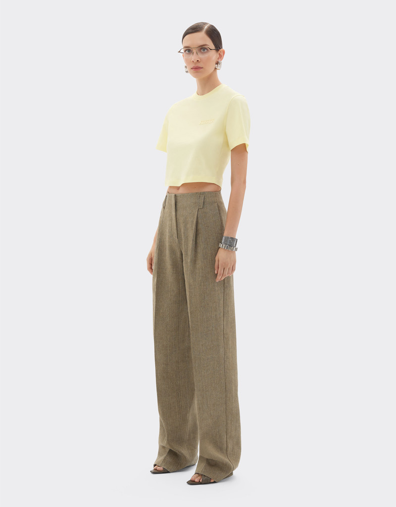 Crop cotton T-shirt 3