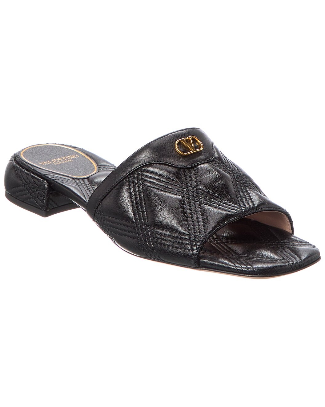Valentino VLogo Leather Sandal - 1