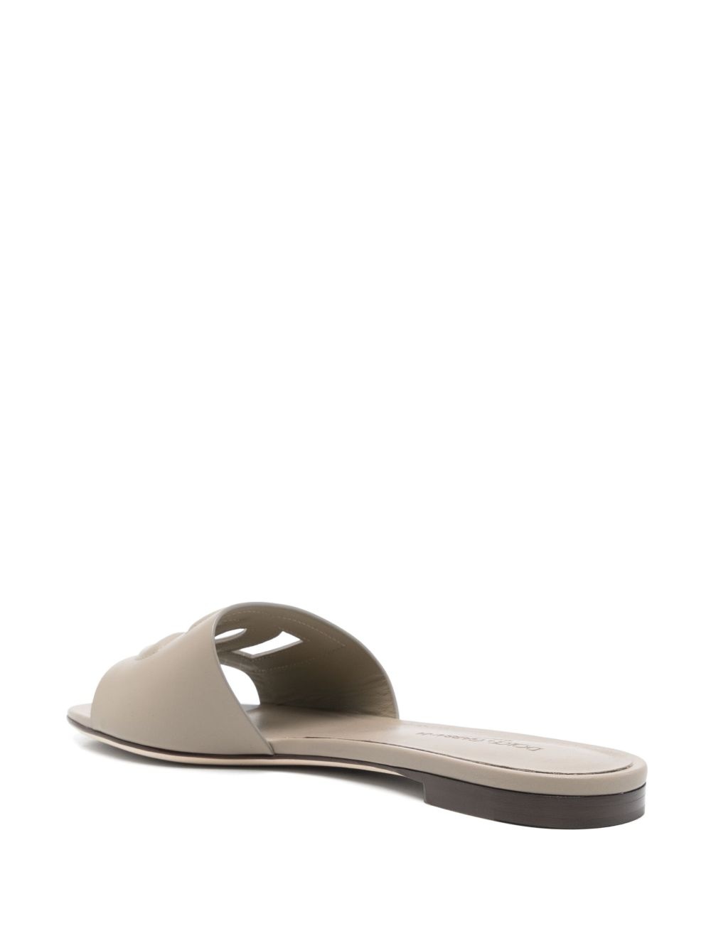 DG-logo leather sandals - 3