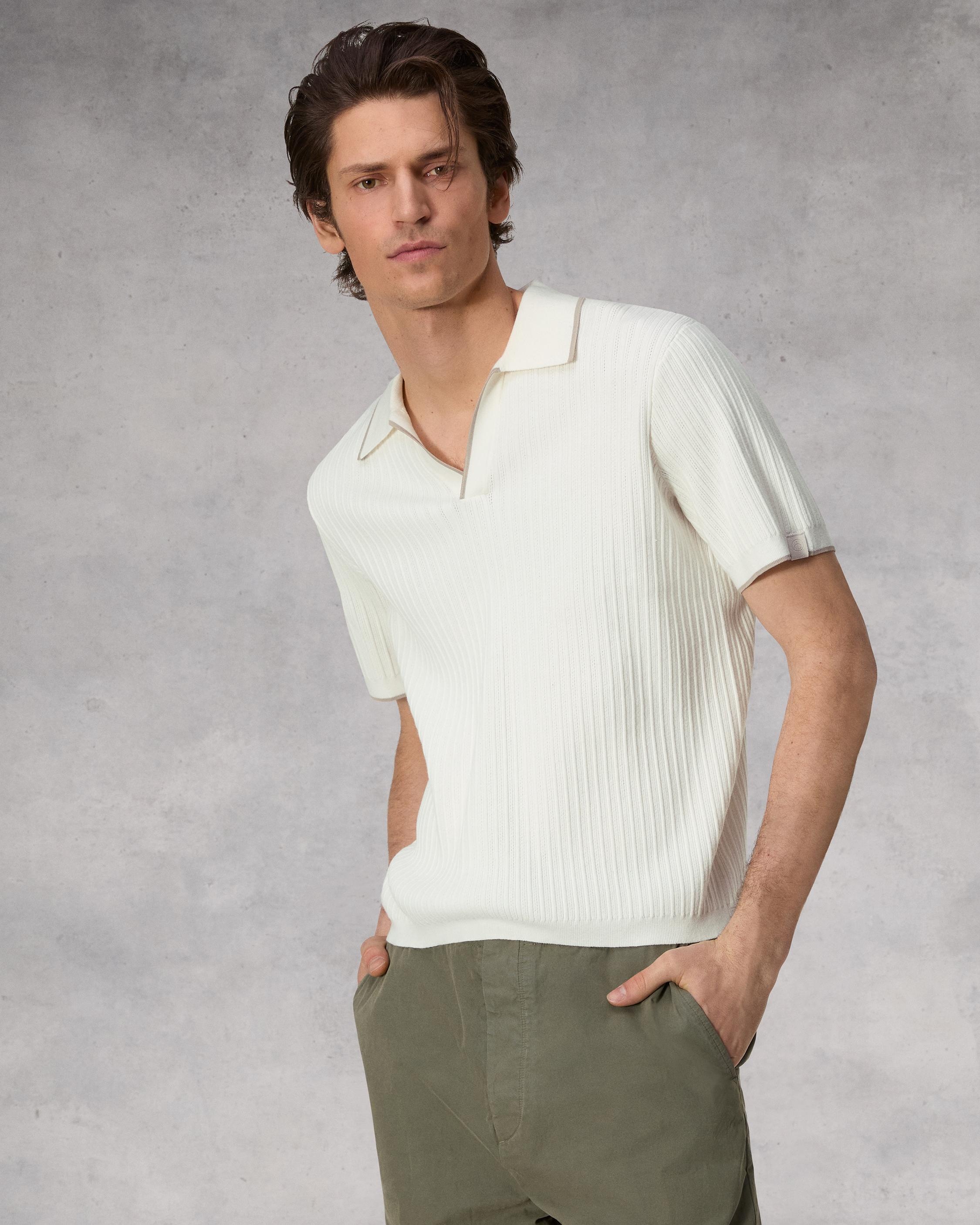 Harbor Cotton Nylon Polo - 2