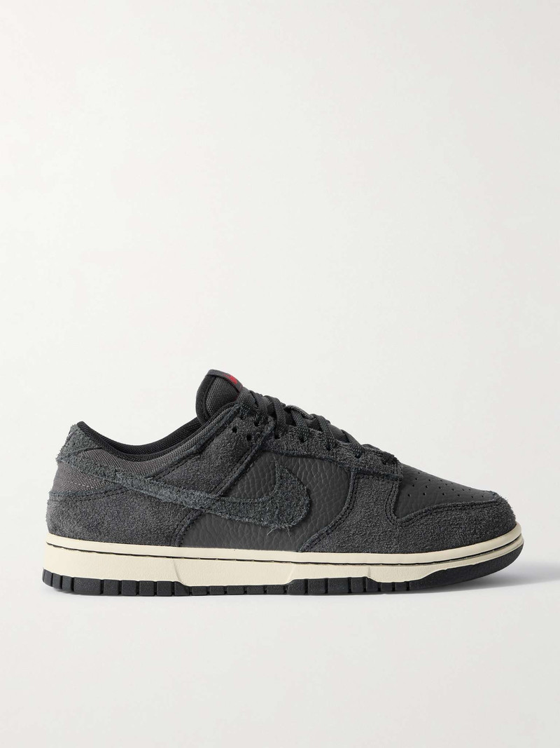 Dunk Low PRM Suede and Full-Grain Leather Sneakers - 1