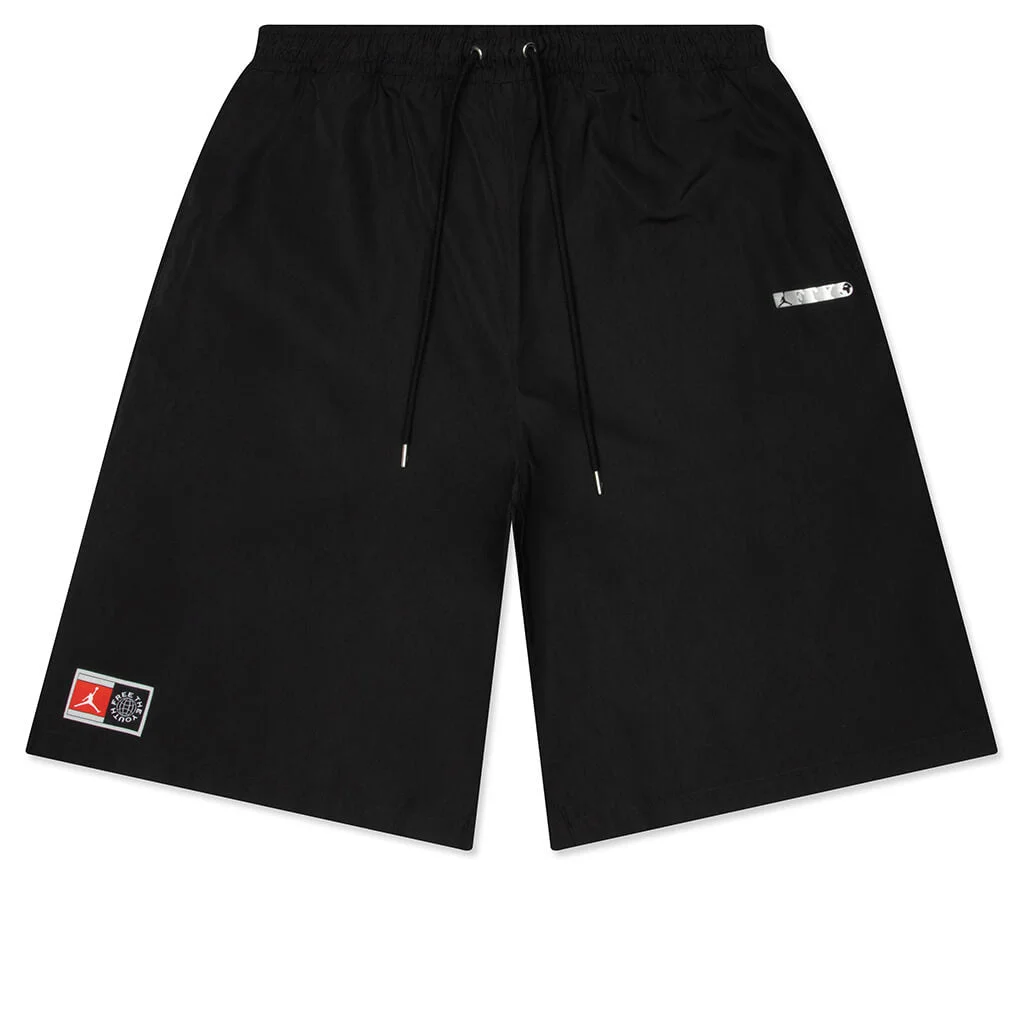 JORDAN X FTY SHORT - BLACK/LIGHT CRIMSON - 1