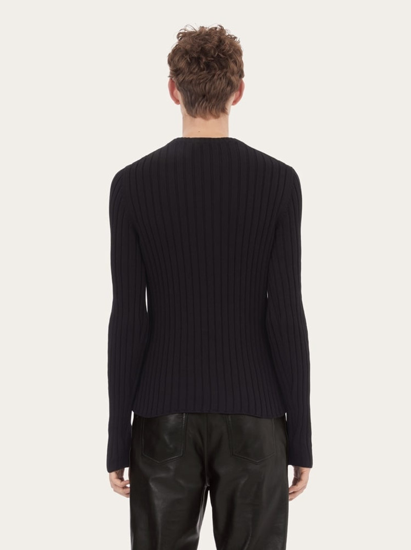 FITTED COTTON SWEATER 3