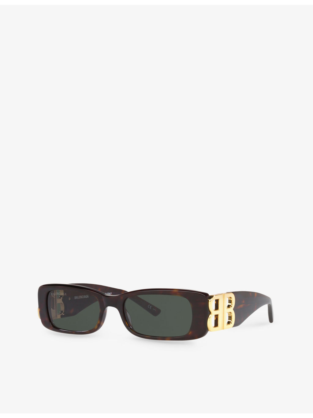 BB0096S tortoiseshell square-frame acetate sunglasses - 3