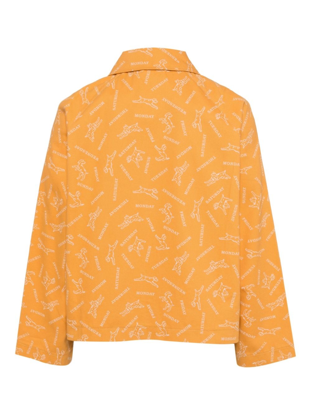 Pooch cotton shirt jacket - 2