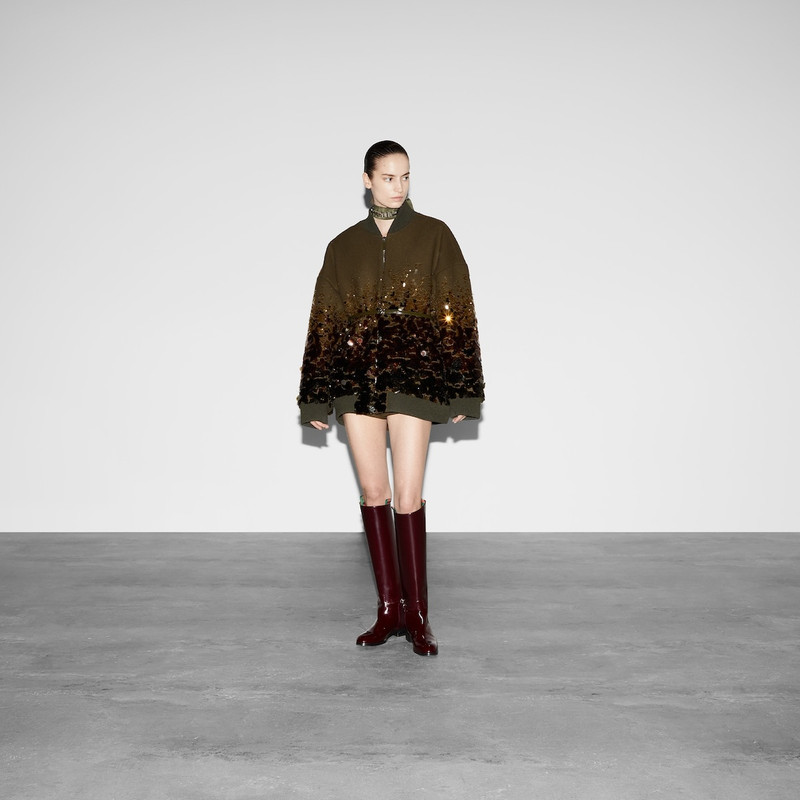 GUCCI Batavia wool bomber jacket outlook