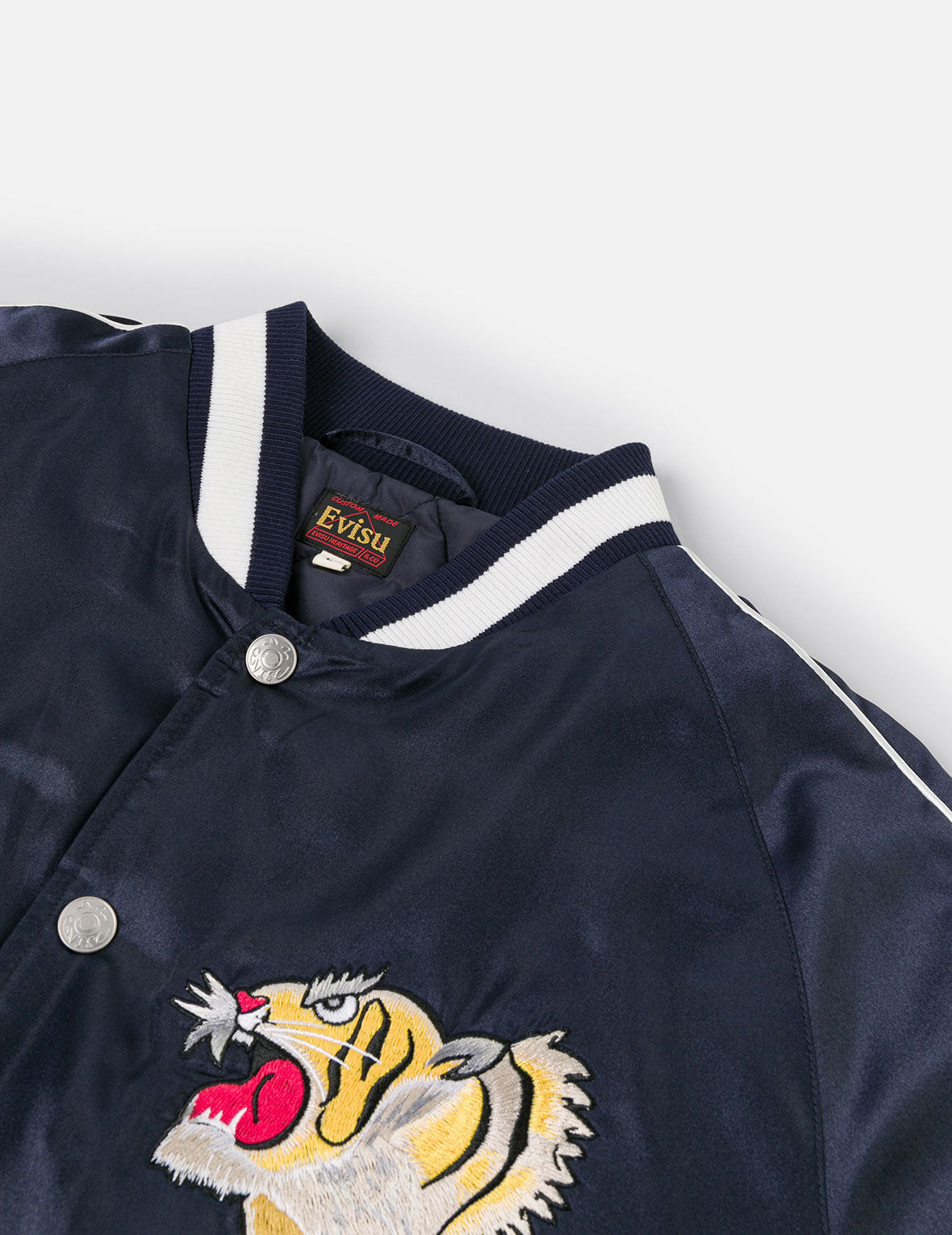 EVISU Archive Embroidery Regular Fit Padded Souvenir Jacket - 11