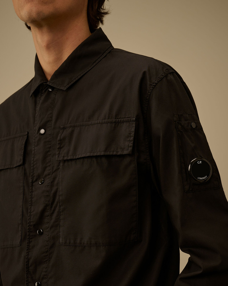 Cotton Rip-Stop Boxy Button Lens Overshirt 5