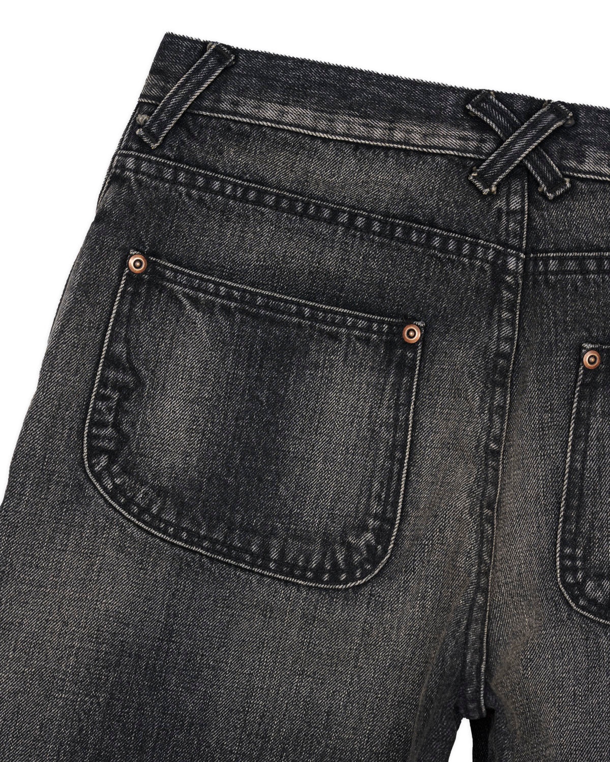 Type 01 13.2oz Selvedge Denim Pant - Washed Black - 9