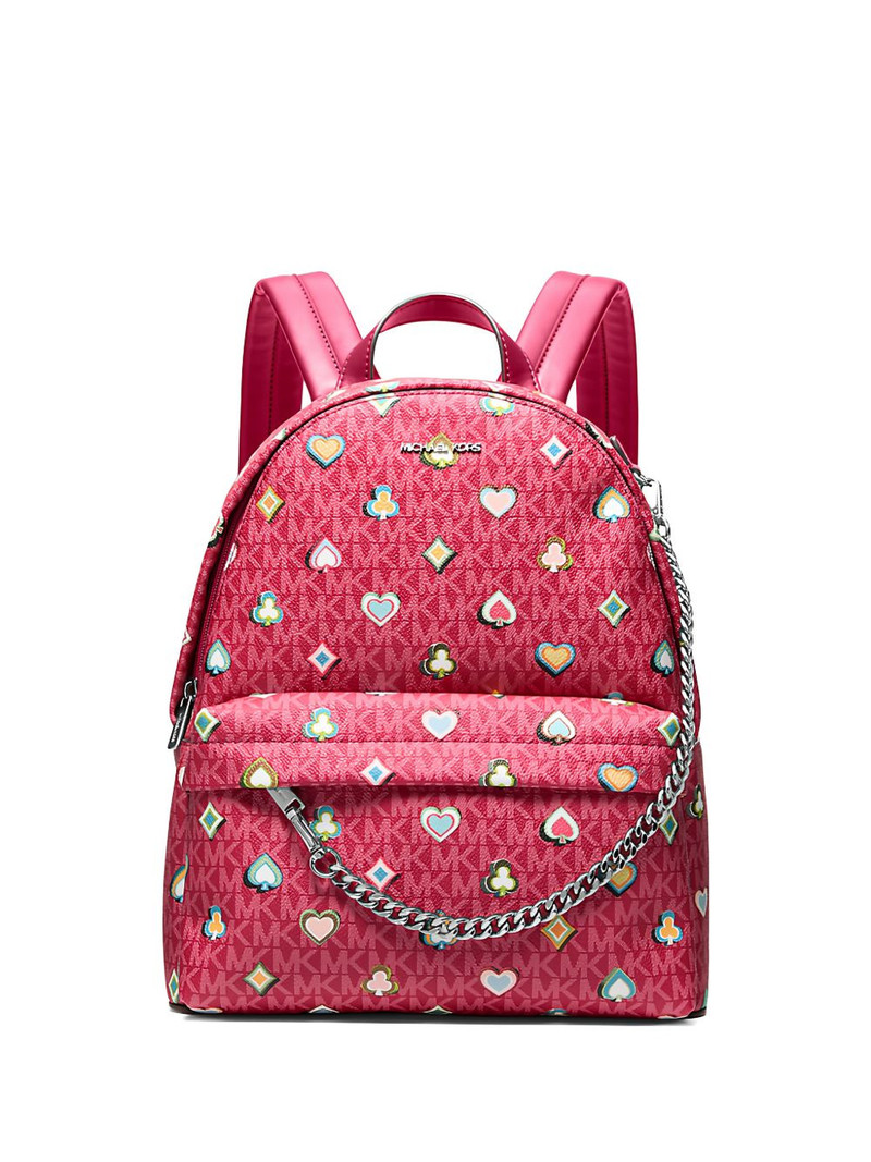 Slater monogram-print backpack 1