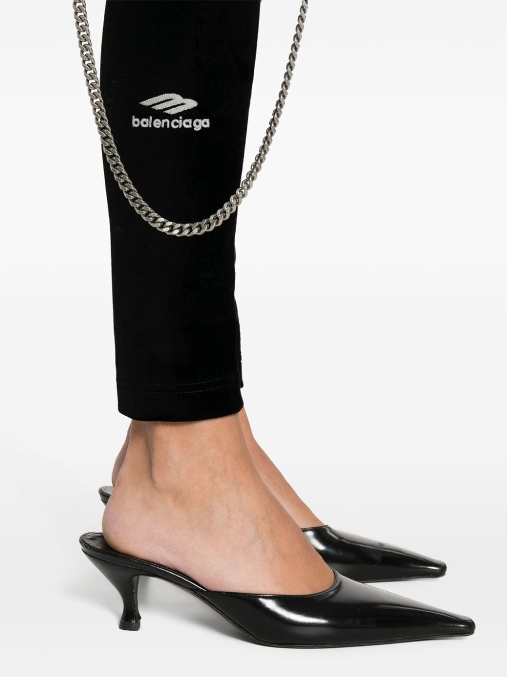 velvet ski leggings - 5