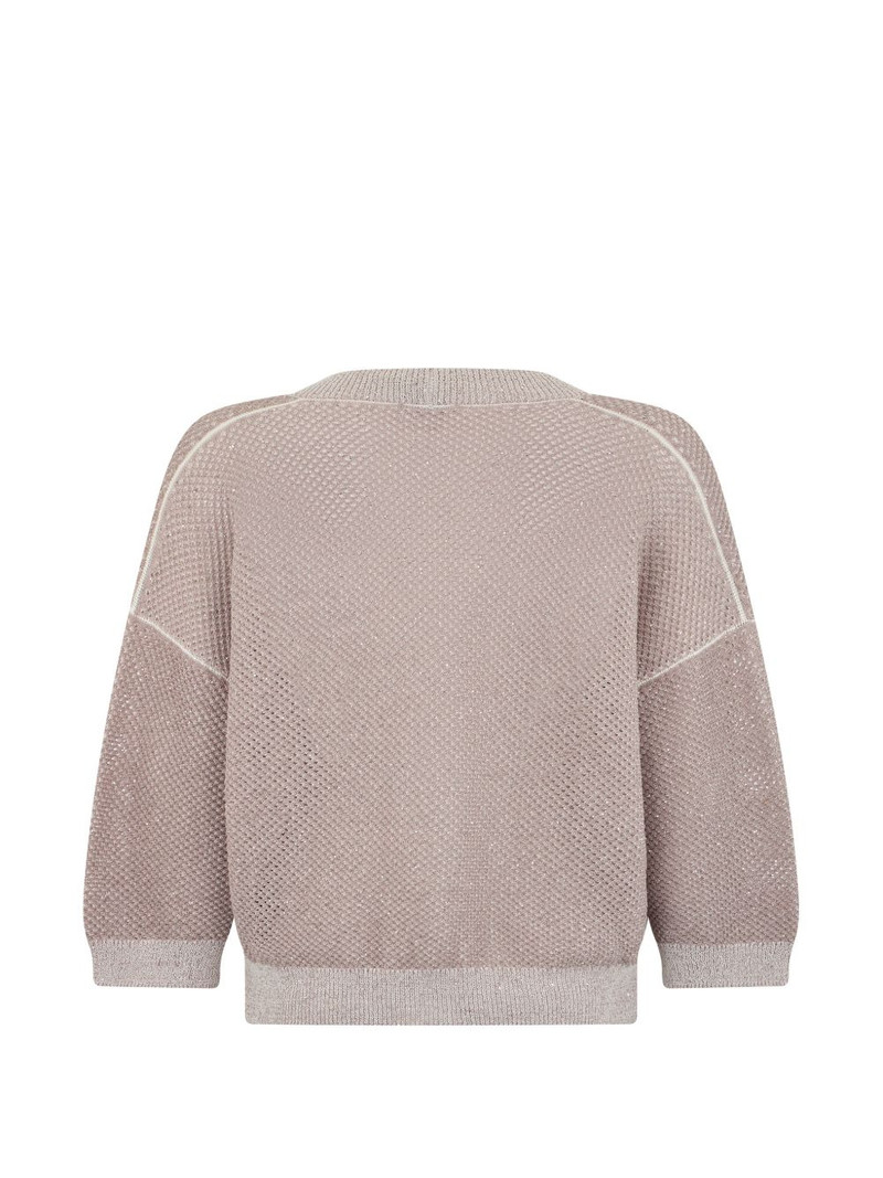 PESERICO V-neck buttoned cardigan outlook