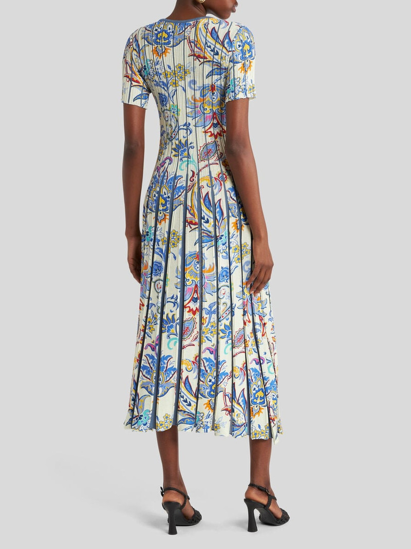 RIBBED DRESS WITH PRINT 4