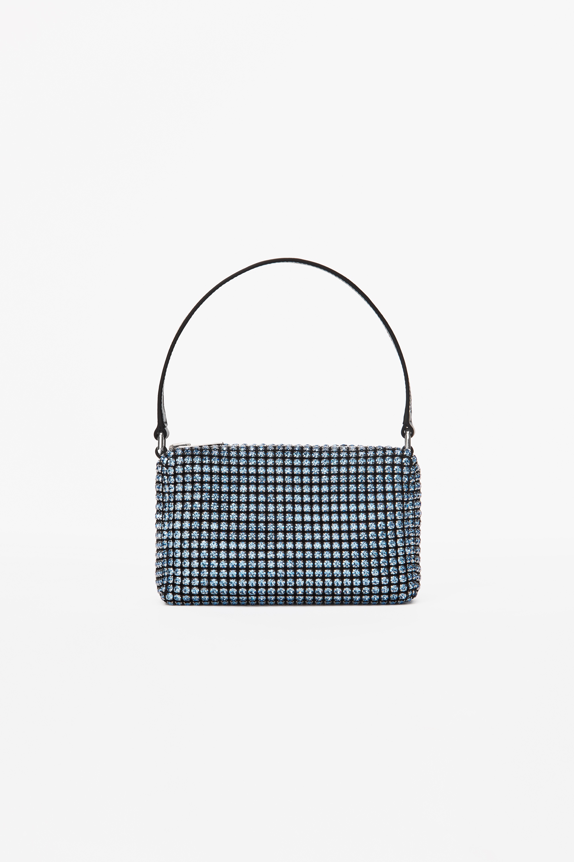 HEIRESS MEDIUM POUCH IN RHINESTONE MESH - 1