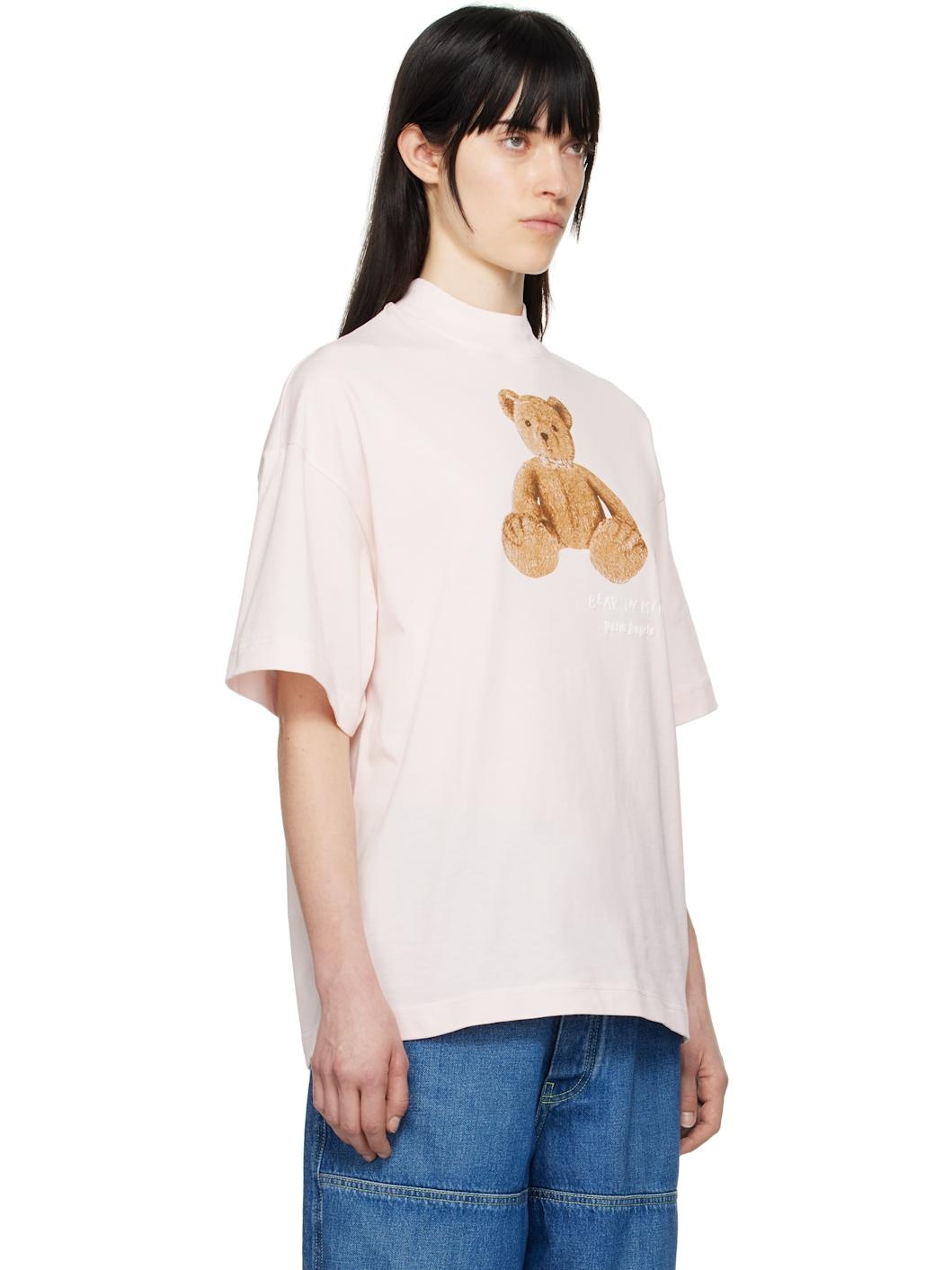 Pink 'Bear in Mind' Loose T-shirt - 2