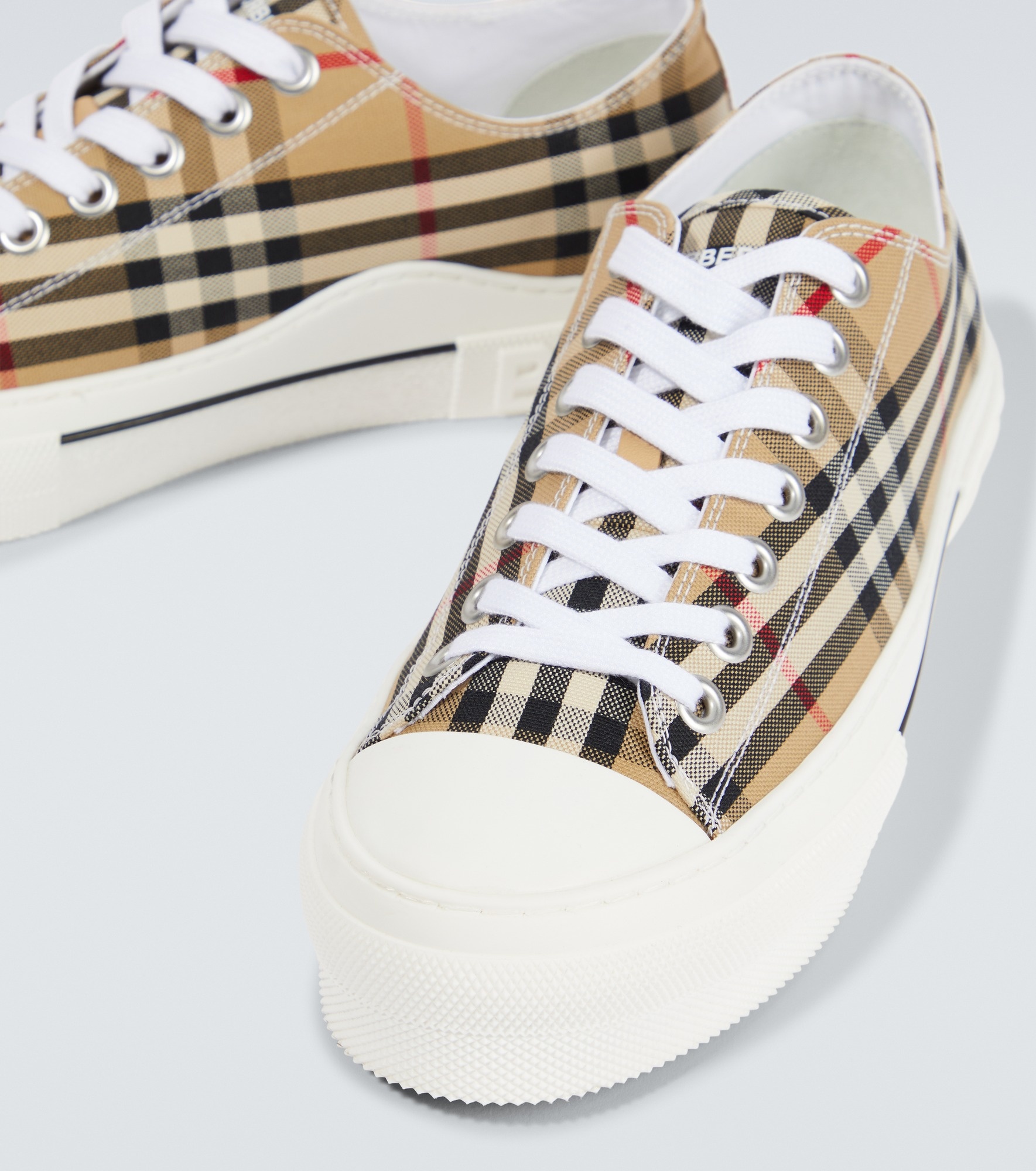 Burberry Check canvas sneakers - 3