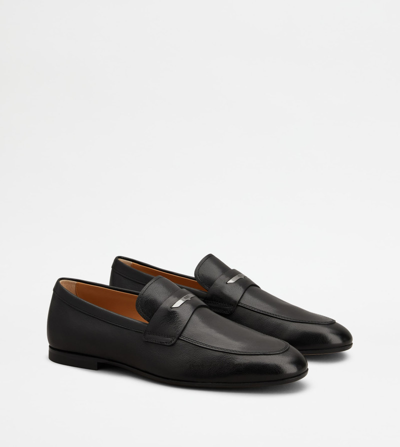 LOAFERS IN LEATHER - BLACK 2
