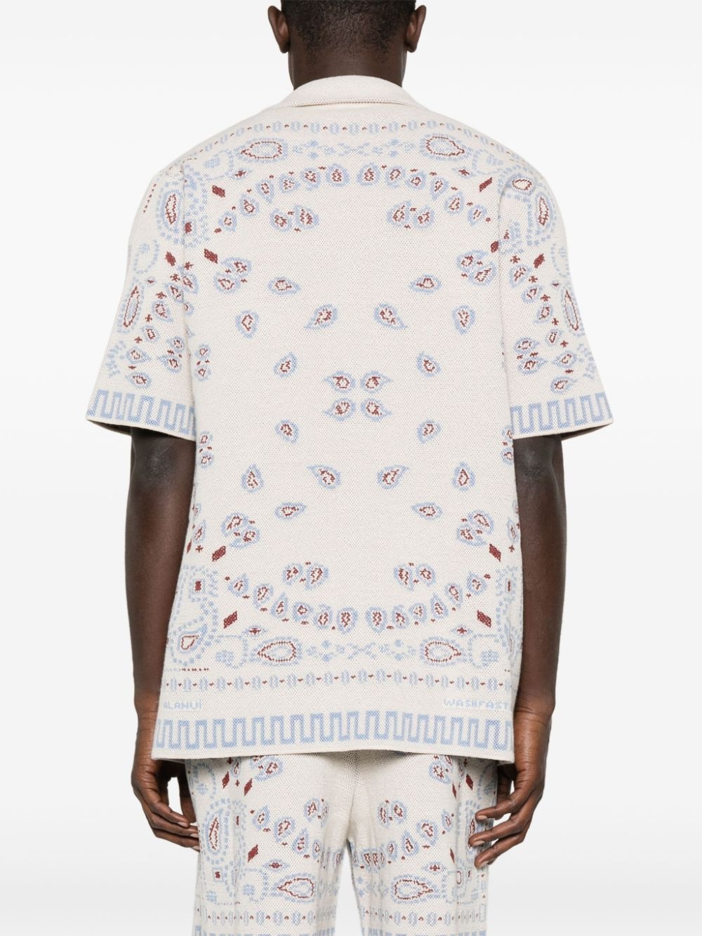 bandana-print shirt - 4