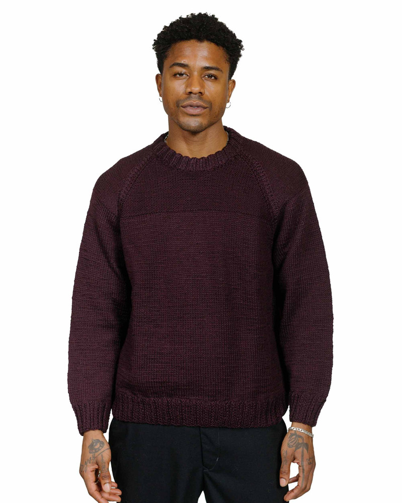 CASEY/CASEY Mix Stitch Jumper Wooly Blackberry outlook