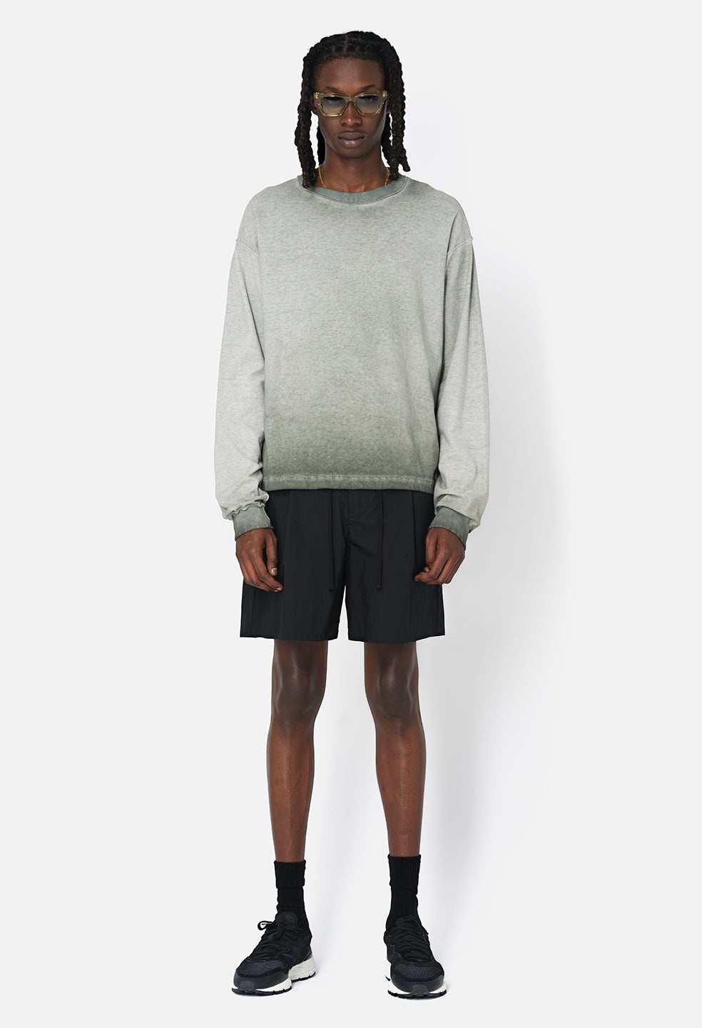 REVERSED CROPPED LS TEE - 3