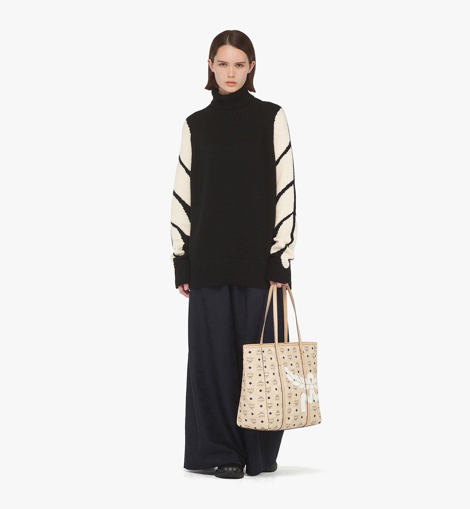 Toni Top-Zip Shopper in Mega Laurel Visetos - 6