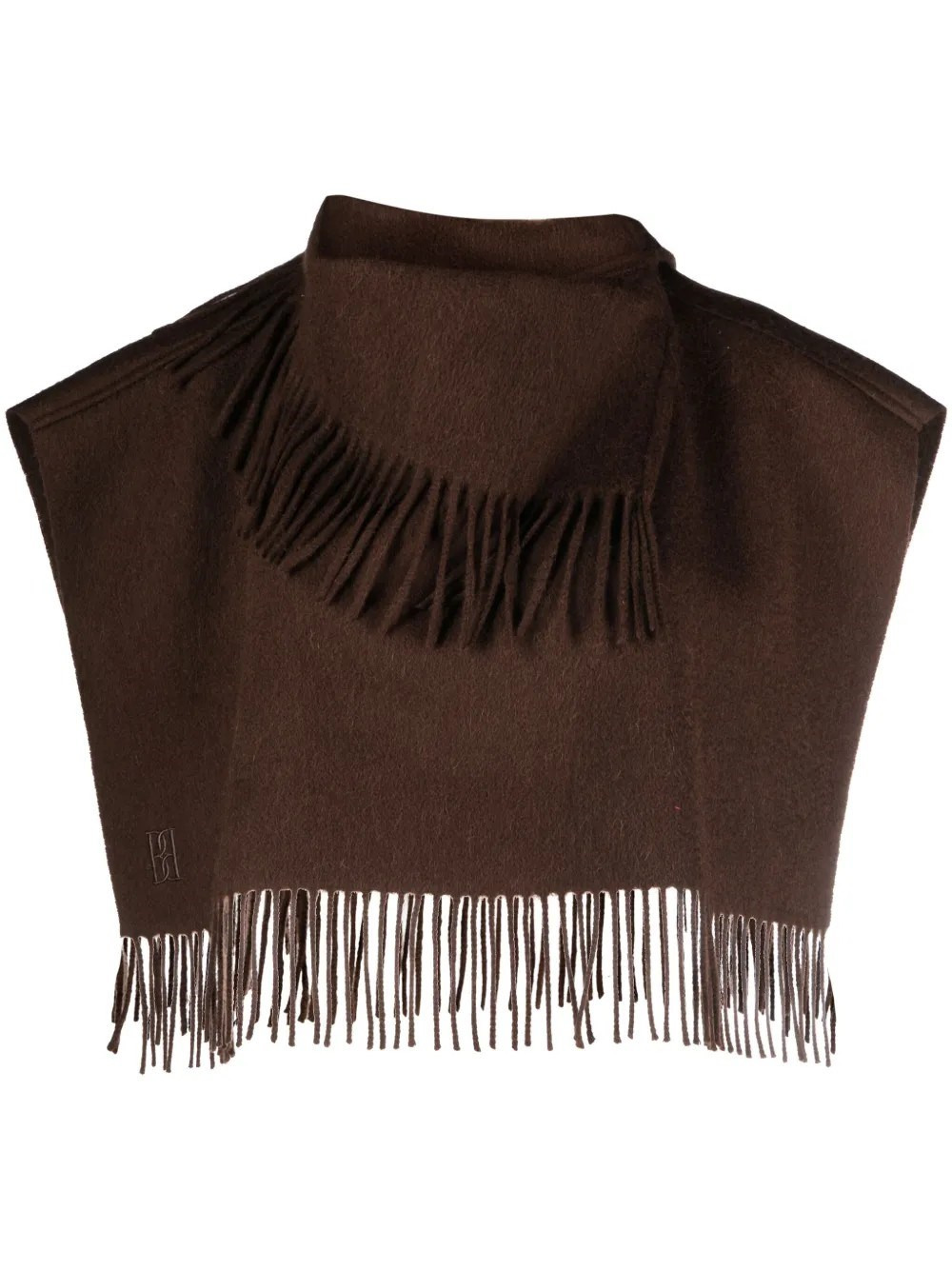 Turtla wool fringe bib - 1