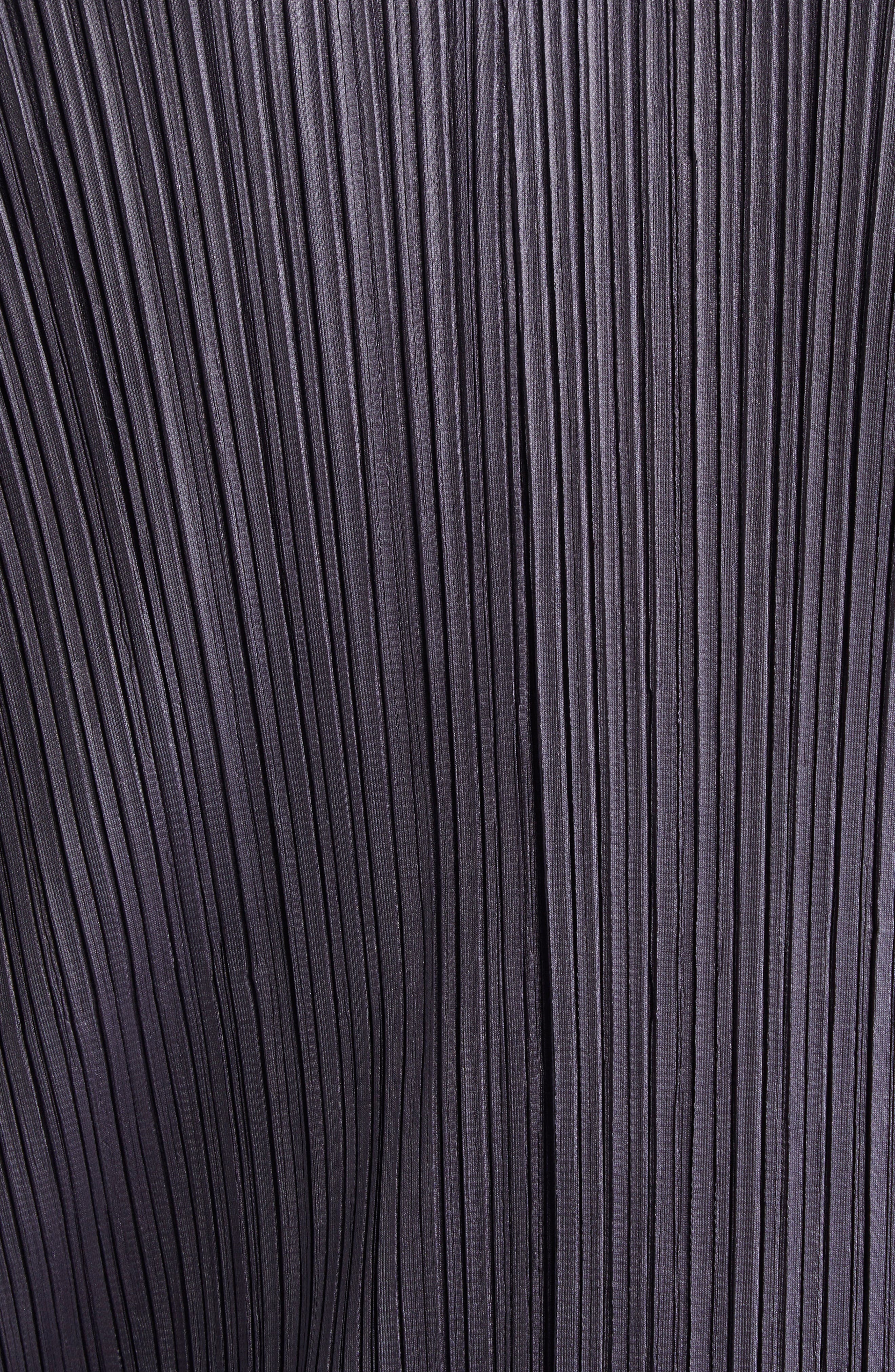 Pleats Please Issey Miyake Lantern Pleated Cardigan in Blue Black at Nordstrom - 7