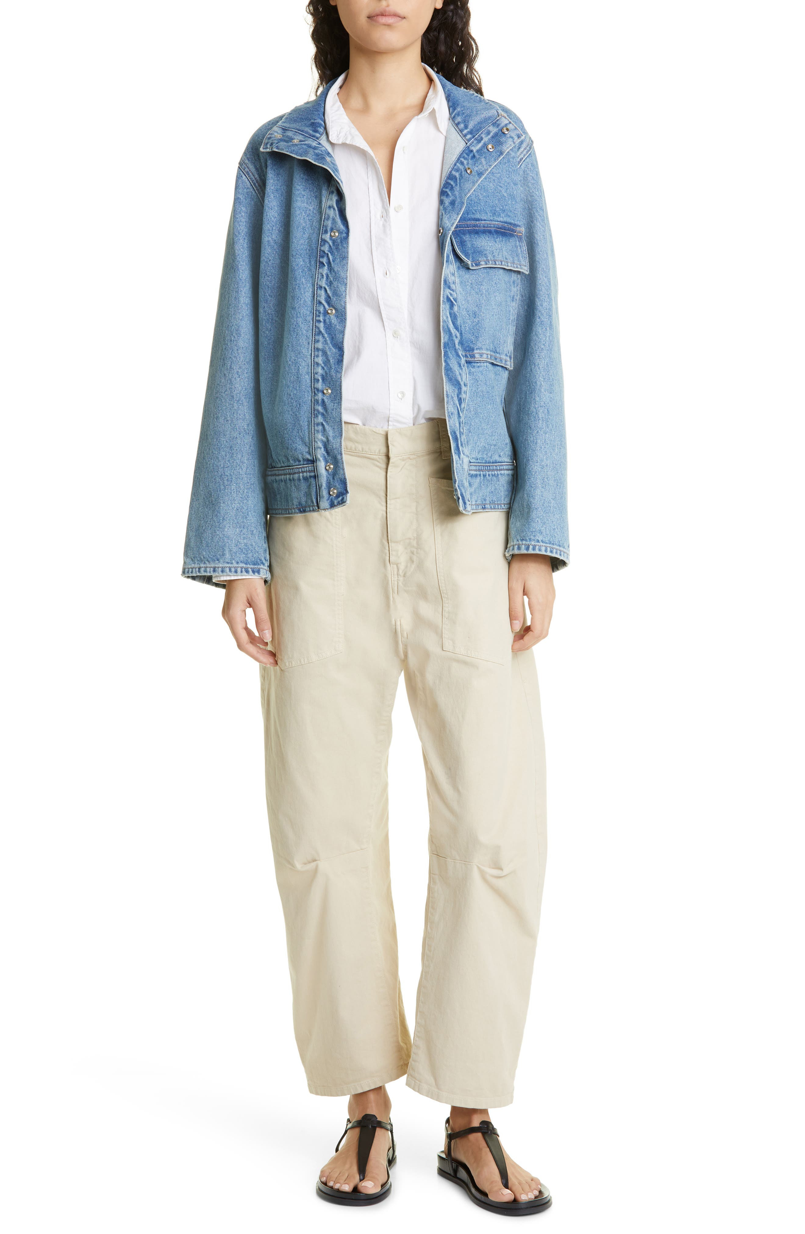 Shon Stretch Cotton Pants - 7