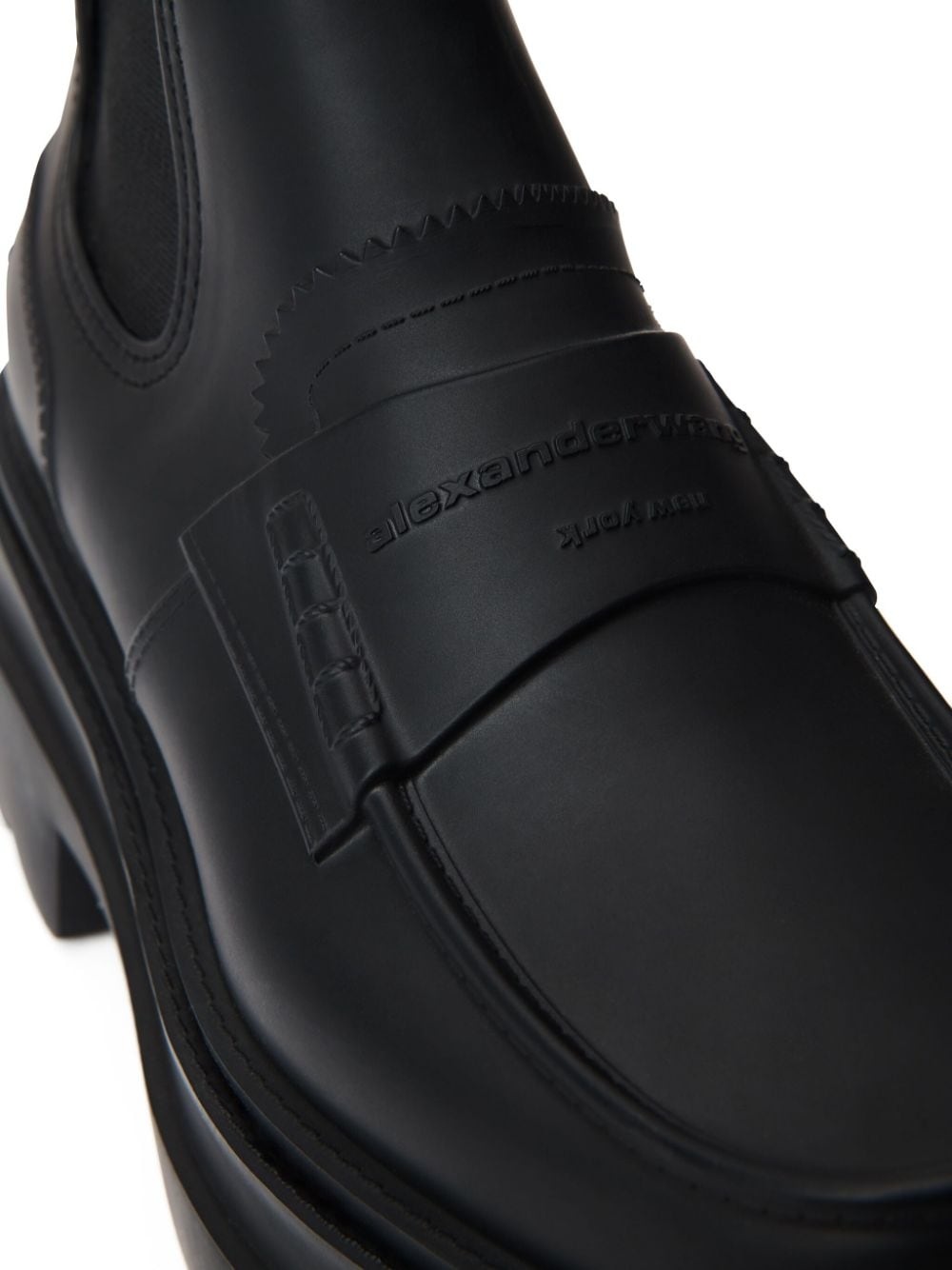 Carter panelled leather Chelsea boots - 5