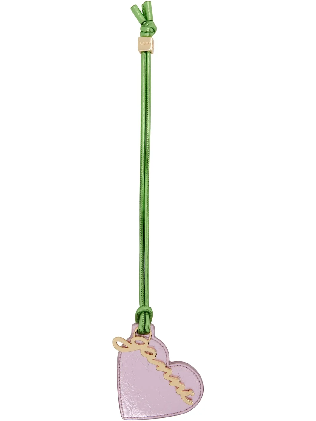Pink Bou Heart Mirror Crushed Keychain - 1