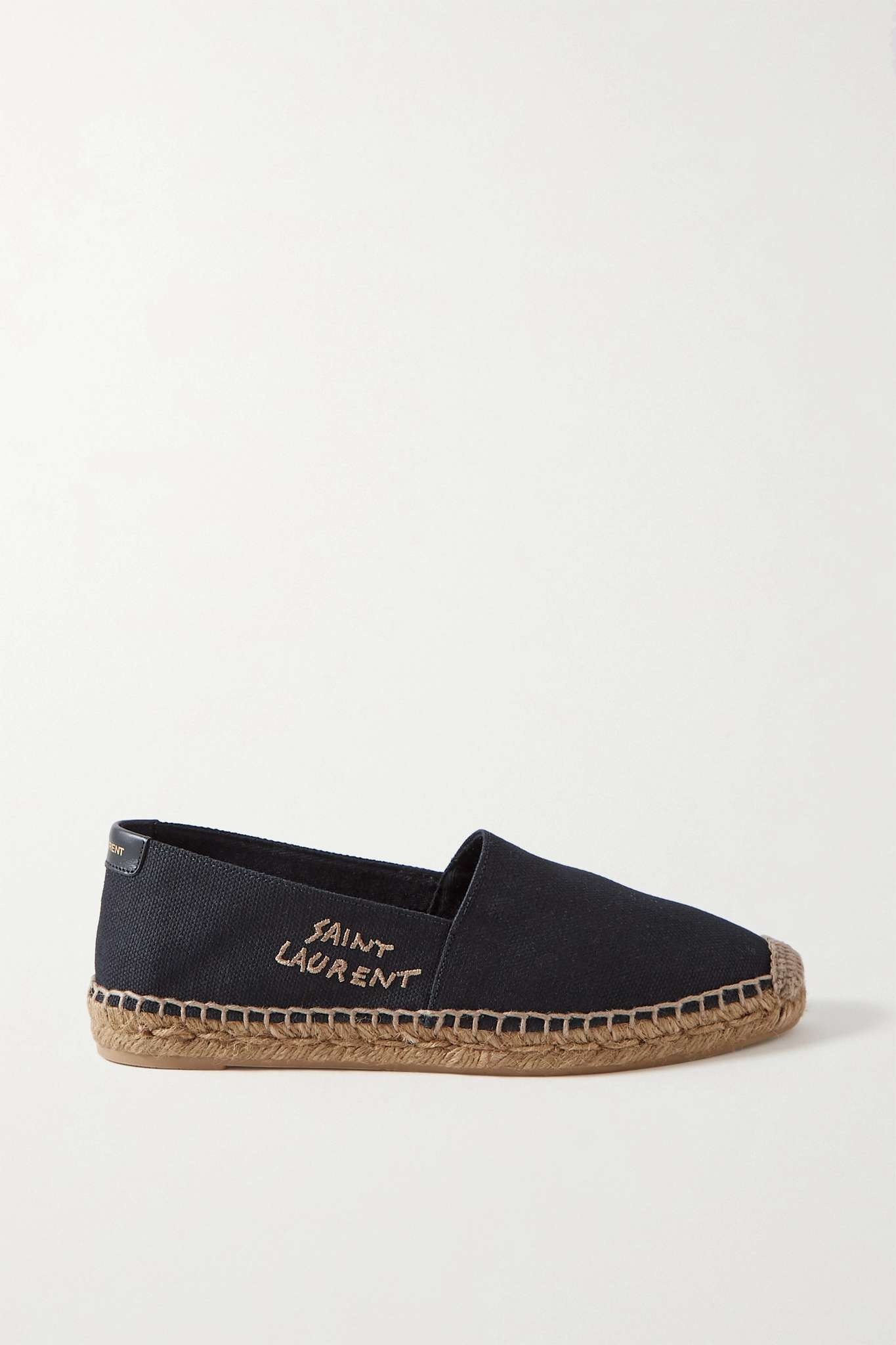 Logo-embroidered canvas espadrilles - 1