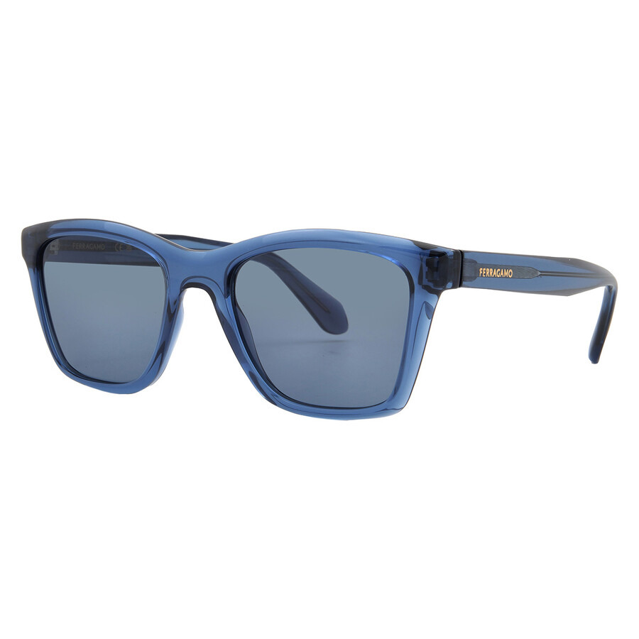Ferragamo Blue Square Ladies Sunglasses SF2001S 432 54 - 2