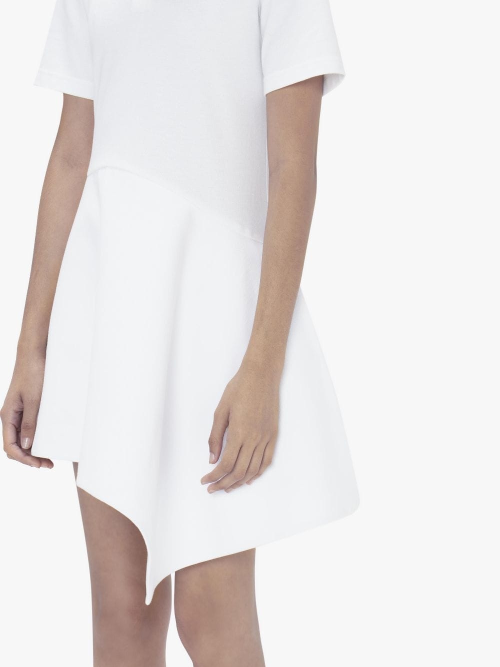 SHORT SLEEVE ASYMMETRIC POLO DRESS - 5