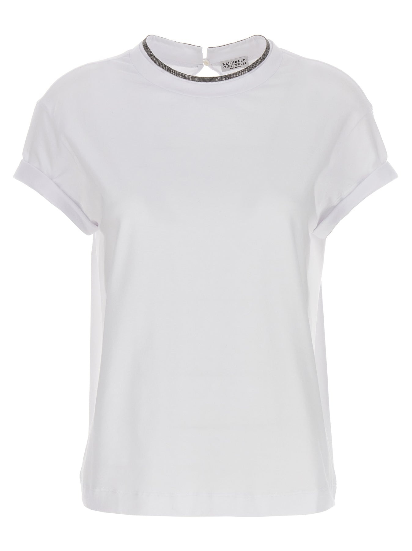 Brunello Cucinelli Monile T-Shirt White | wananluxury | REVERSIBLE