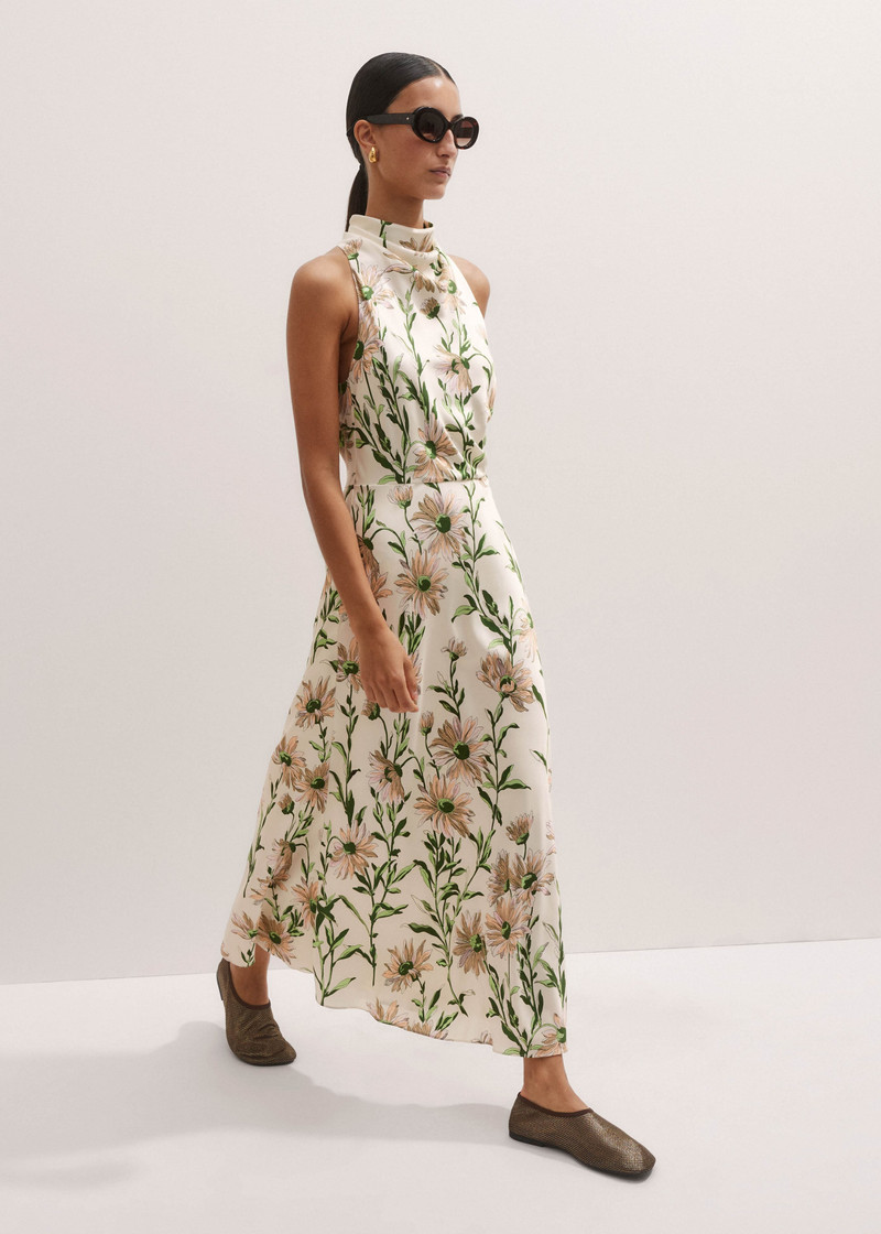 Halterneck Maxi Dress 1