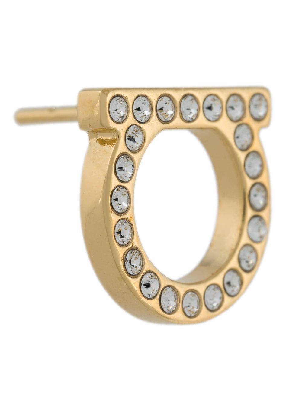 Ferragamo Women Gancini Crystals Earrings - L - 3
