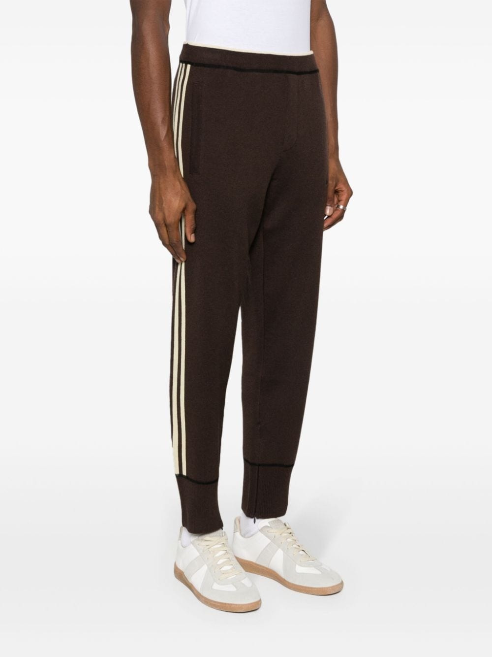 x Wales Bonner knitted track pants - 4