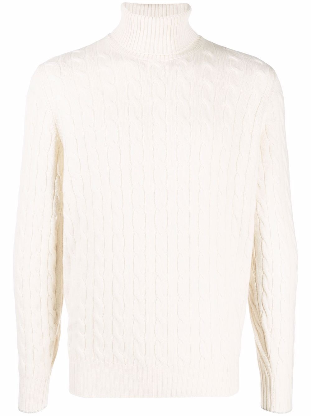 cable knit cashmere  jumper - 1