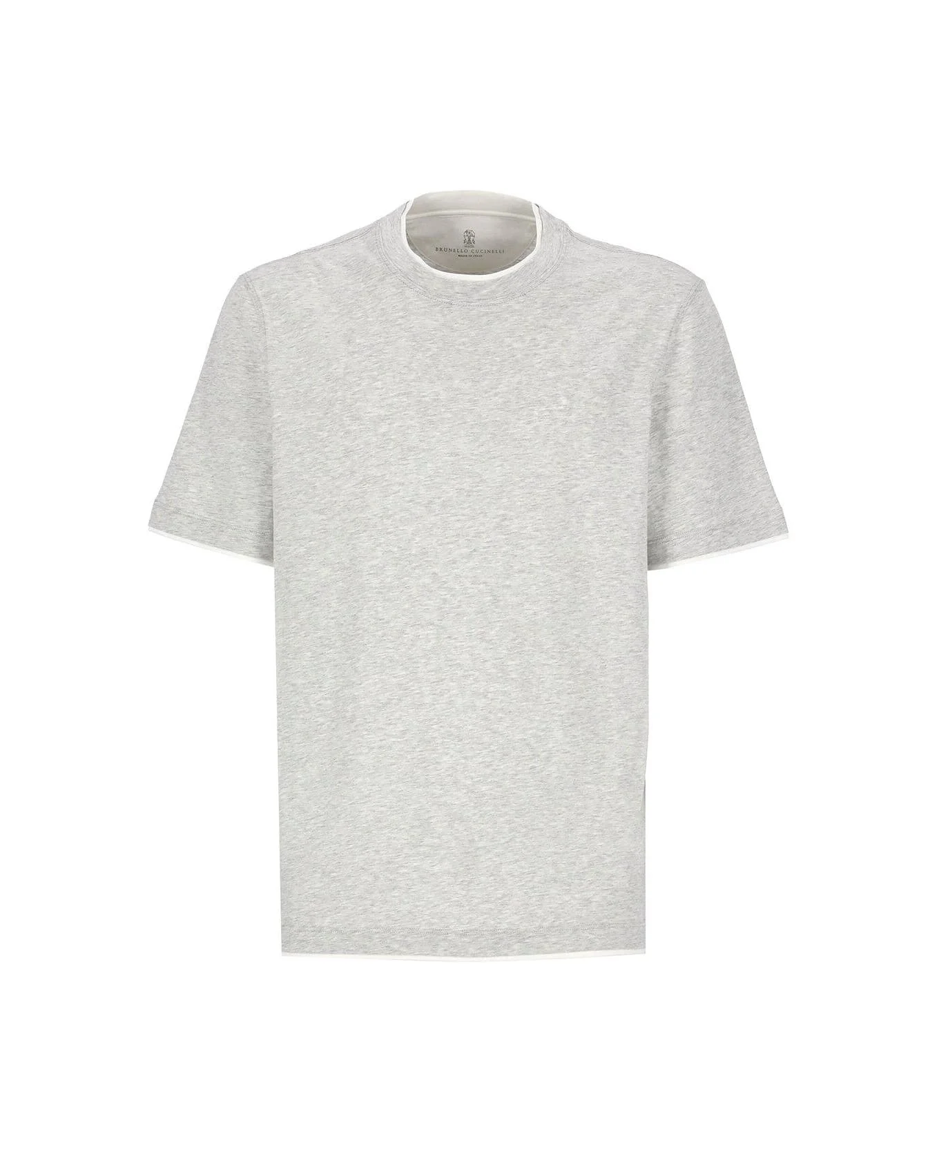 Layered-effect Crewneck T-shirt - 1