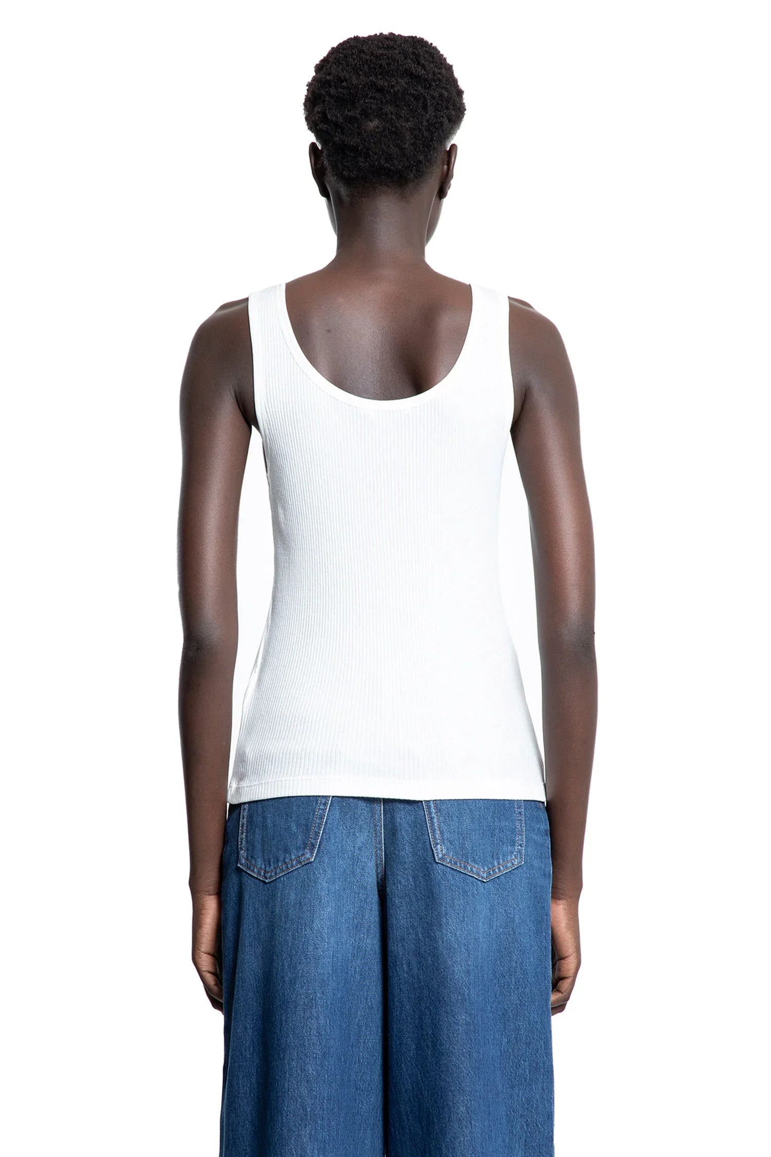 Ribbed-Jersey-Logo-Tank-Top - 4
