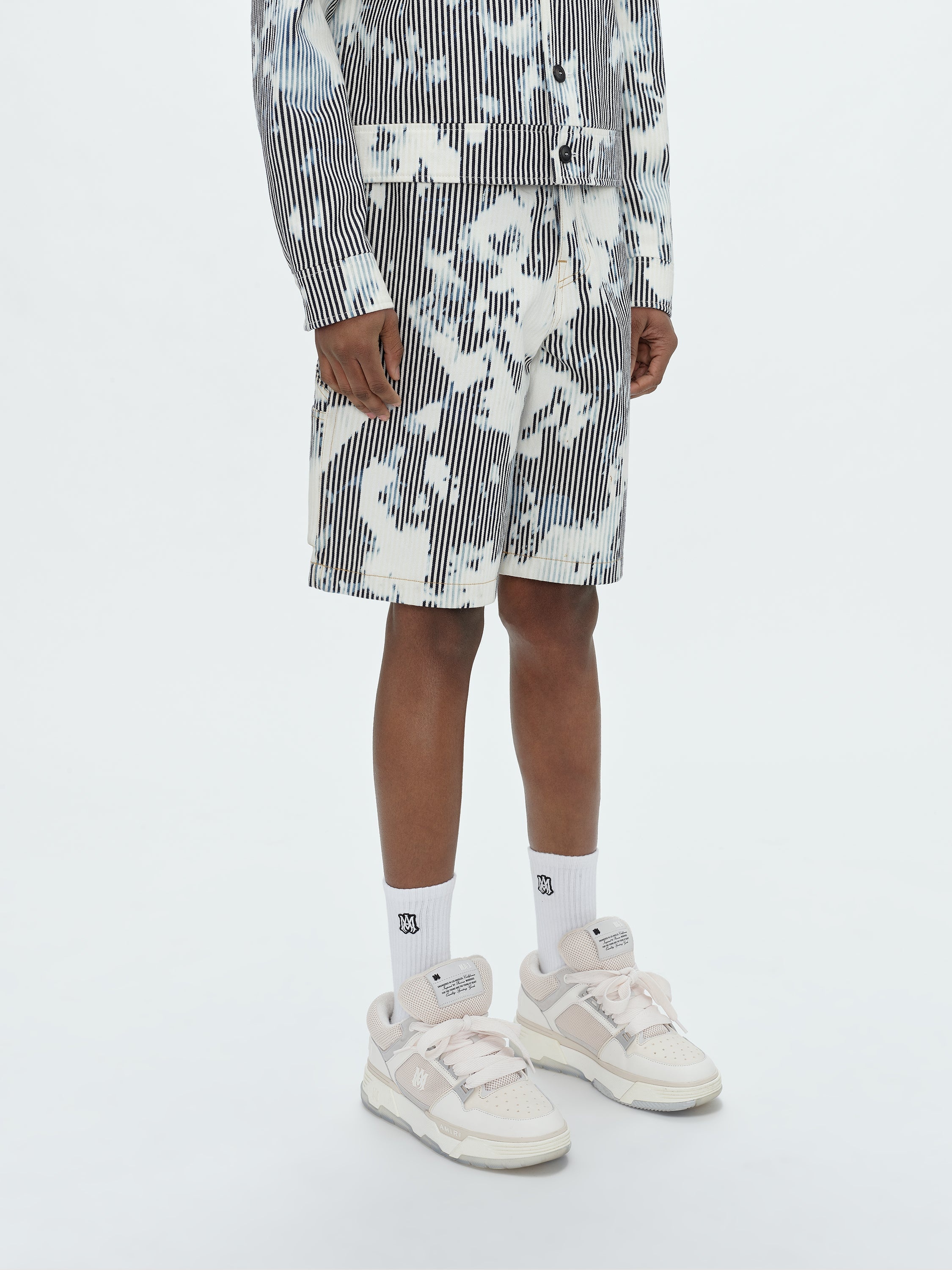 STRIPED WORKMAN SHORT - 4