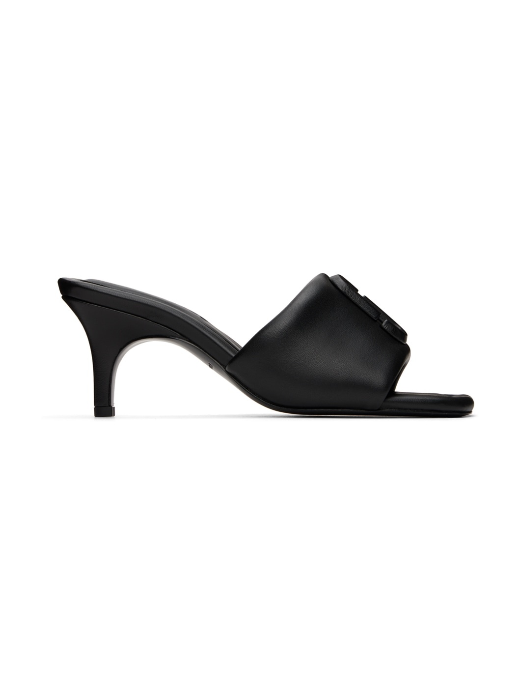 Black 'The Leather J Marc' Heeled Sandals - 1