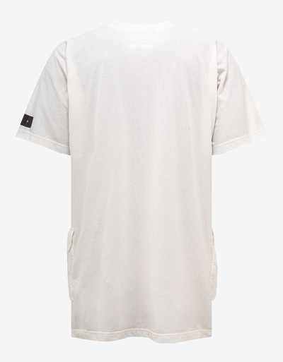 Y-3 Off White Crepe Jersey Pocket T-Shirt outlook