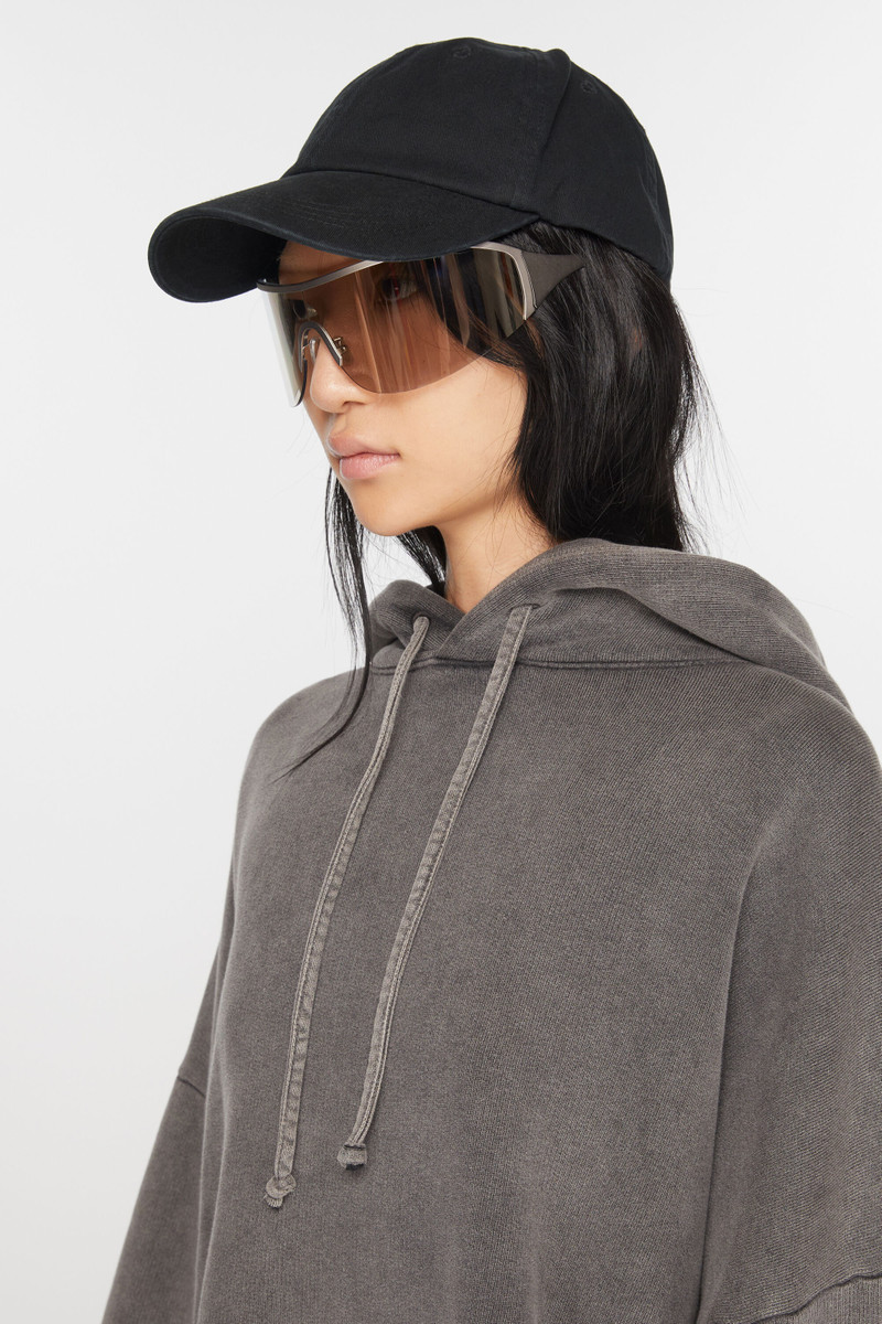Acne Studios Twill cap - Black outlook